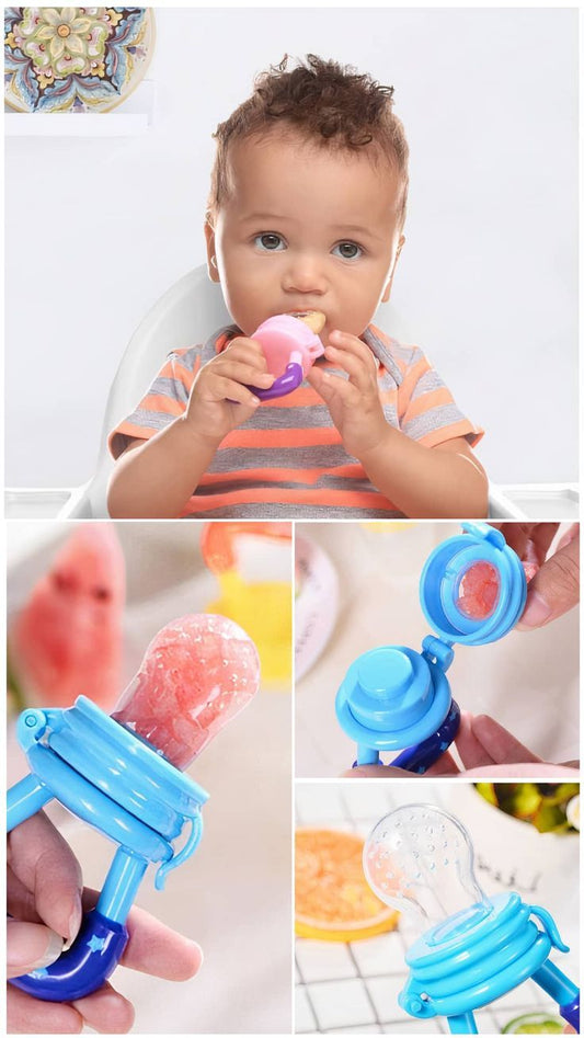 Baby Solid Baby Fruit Pacifier Fresh Fruit Feeder Infant Teething Toy Nibbler Teether Pacifier Safe Silicone Pacifier