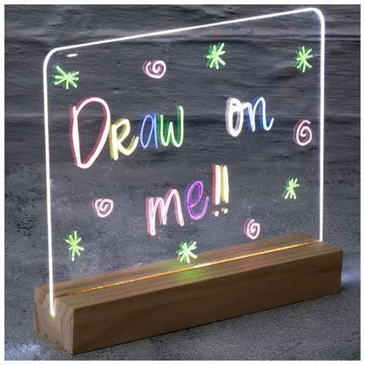 Miffy LED Acrylic Writing Board – USB Light-Up Message & To-Do Lamp