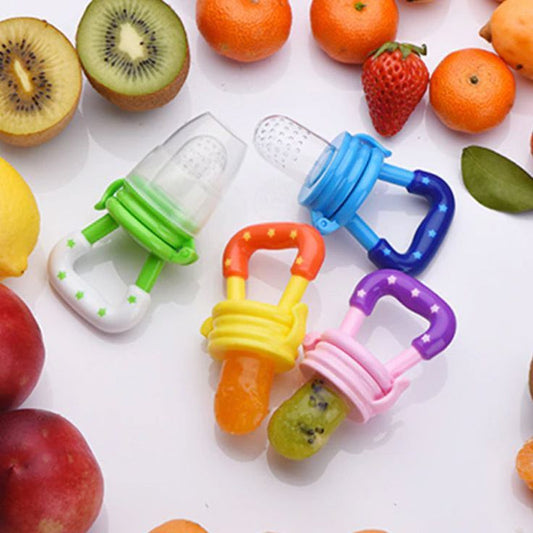 Baby Solid Baby Fruit Pacifier Fresh Fruit Feeder Infant Teething Toy Nibbler Teether Pacifier Safe Silicone Pacifier