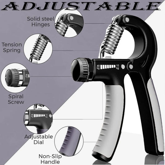 ADJUSTABLE HAND GRIP TRAINER WITHOUT COUNTER